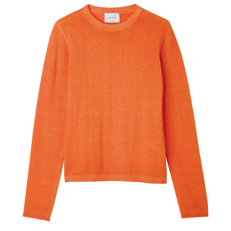 毛衣 , 橙色 - 針織  - 查看 1 3