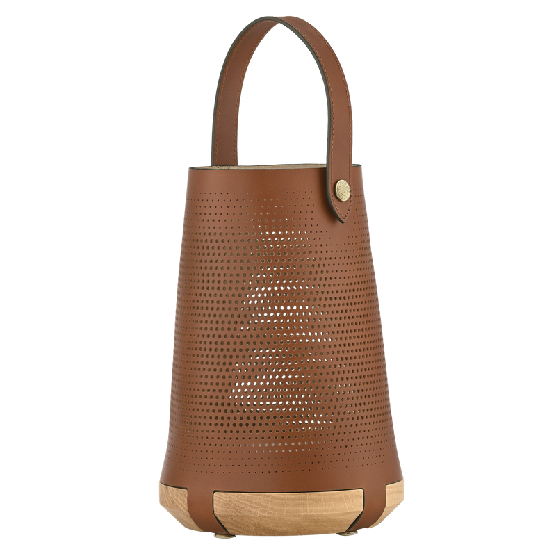 Ostara Lampe Longchamp x Patrick Jouin , Leder - Cognac  - Ansicht 3 von 5
