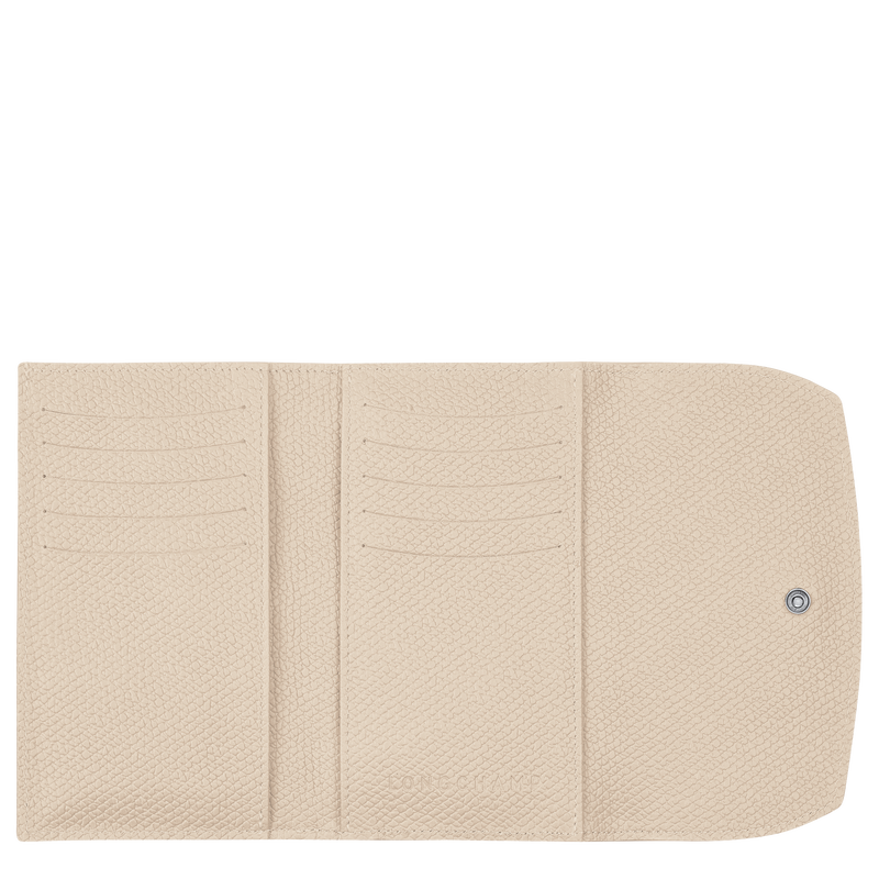 Brieftasche im Kompaktformat Roseau , Leder - Papier  - Ansicht 2 von 3