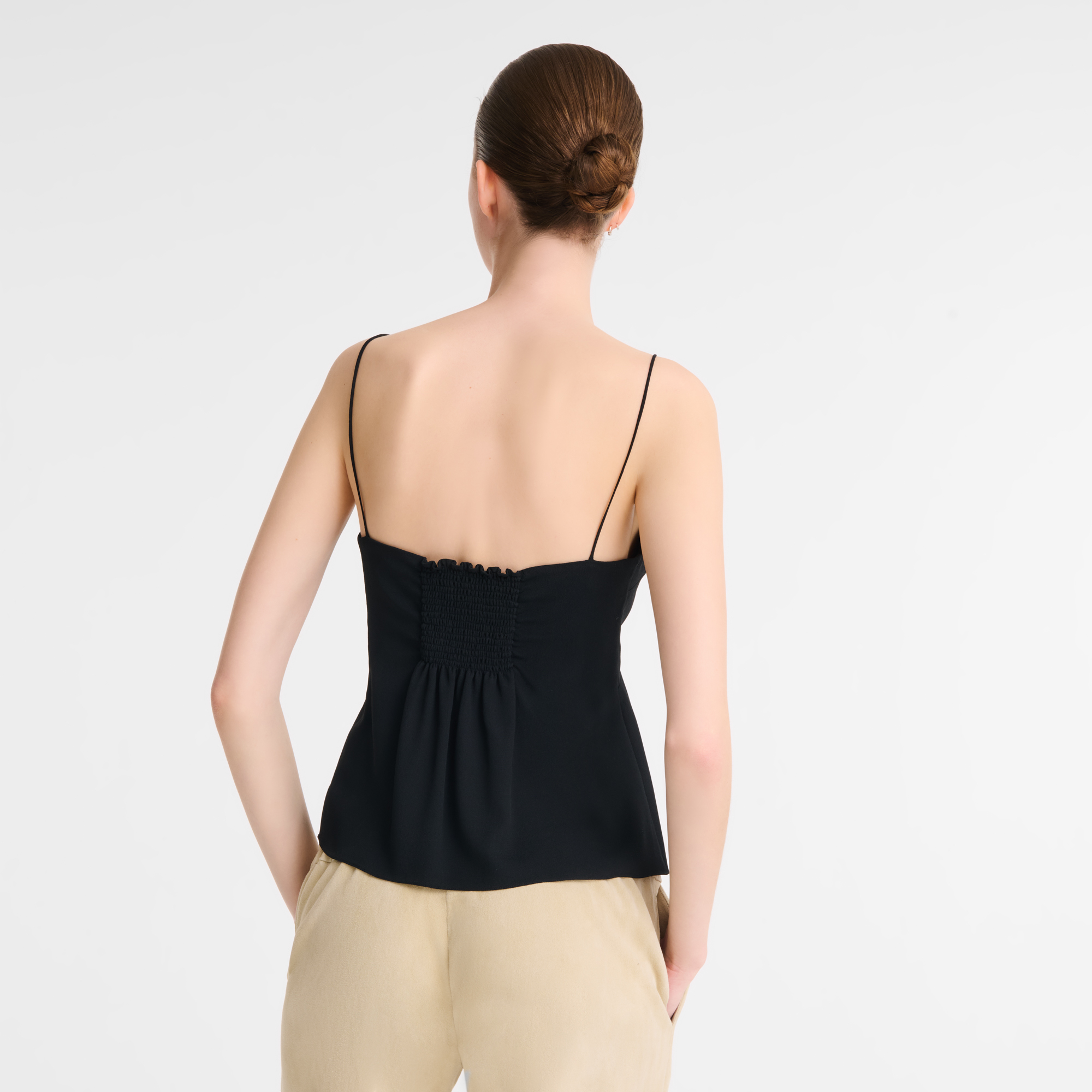 Thin strap top, Black - View 3 of
4 - zoom in null Thin strap top, Black