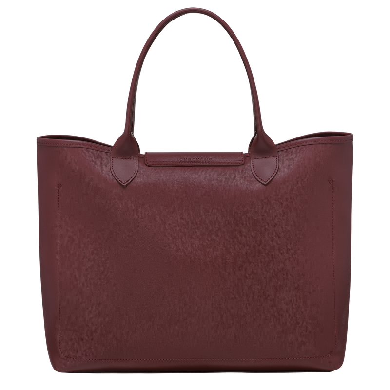 Le Pliage City Bolso con asa superior L , Tejido - Ciruela  - Vista 4 de 4