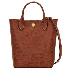 Épure XS Tote bag , Brown - Leather