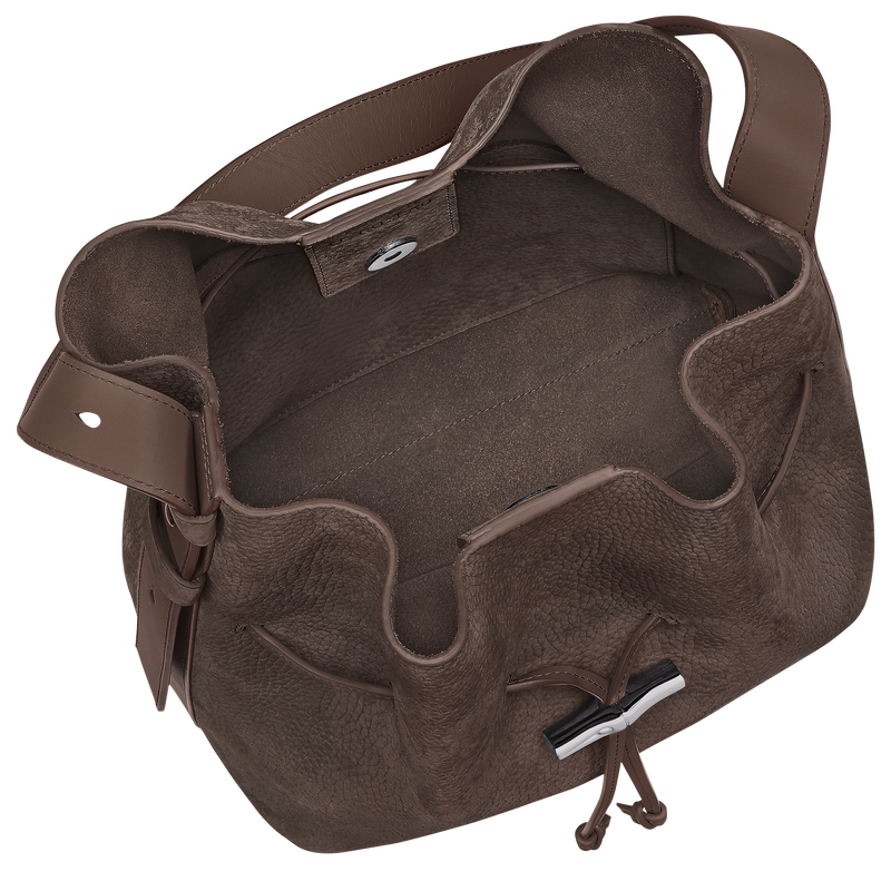 Le Roseau M Shoulder bag , Mocha - Leather  - View 4 of  5