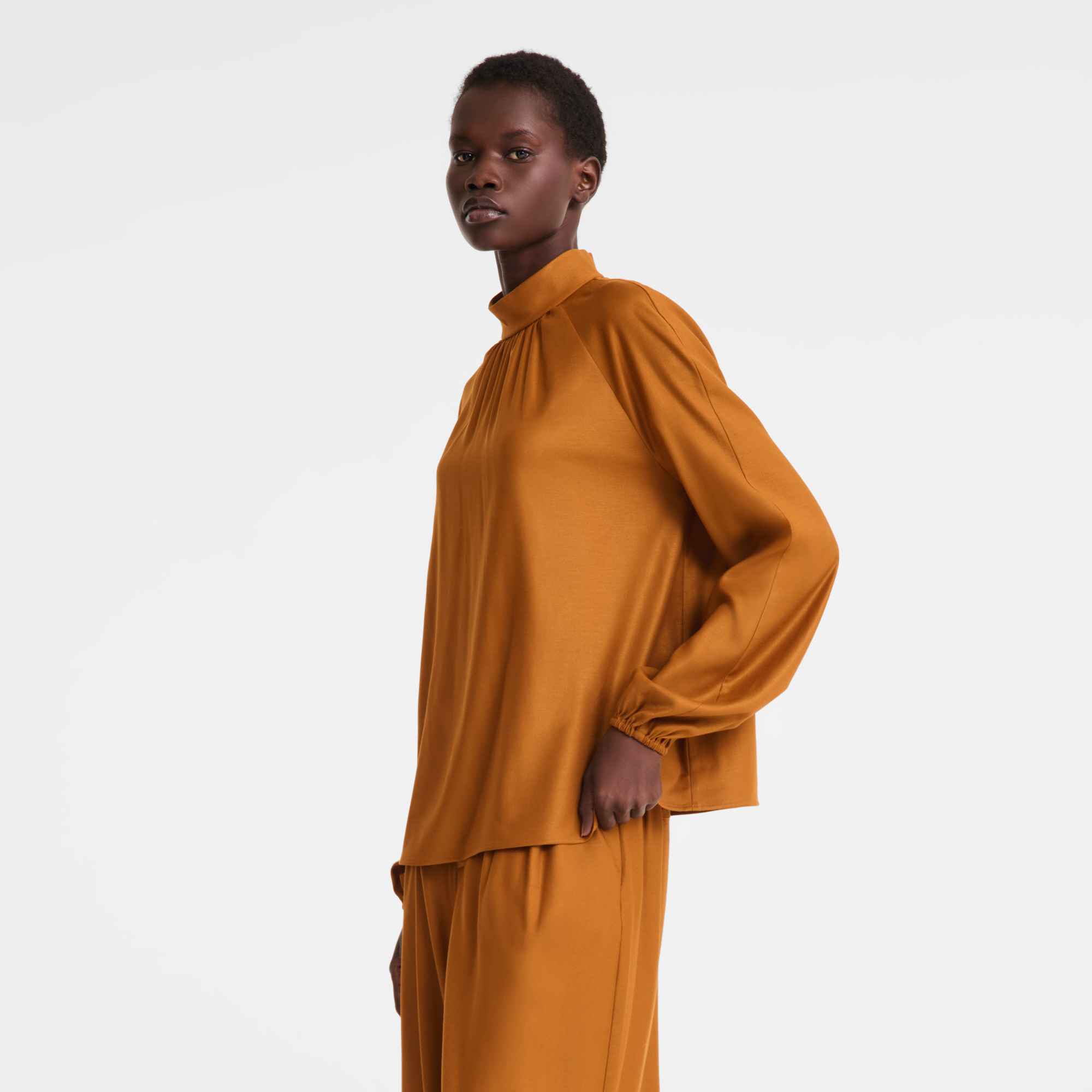 null Blouse, Caramel