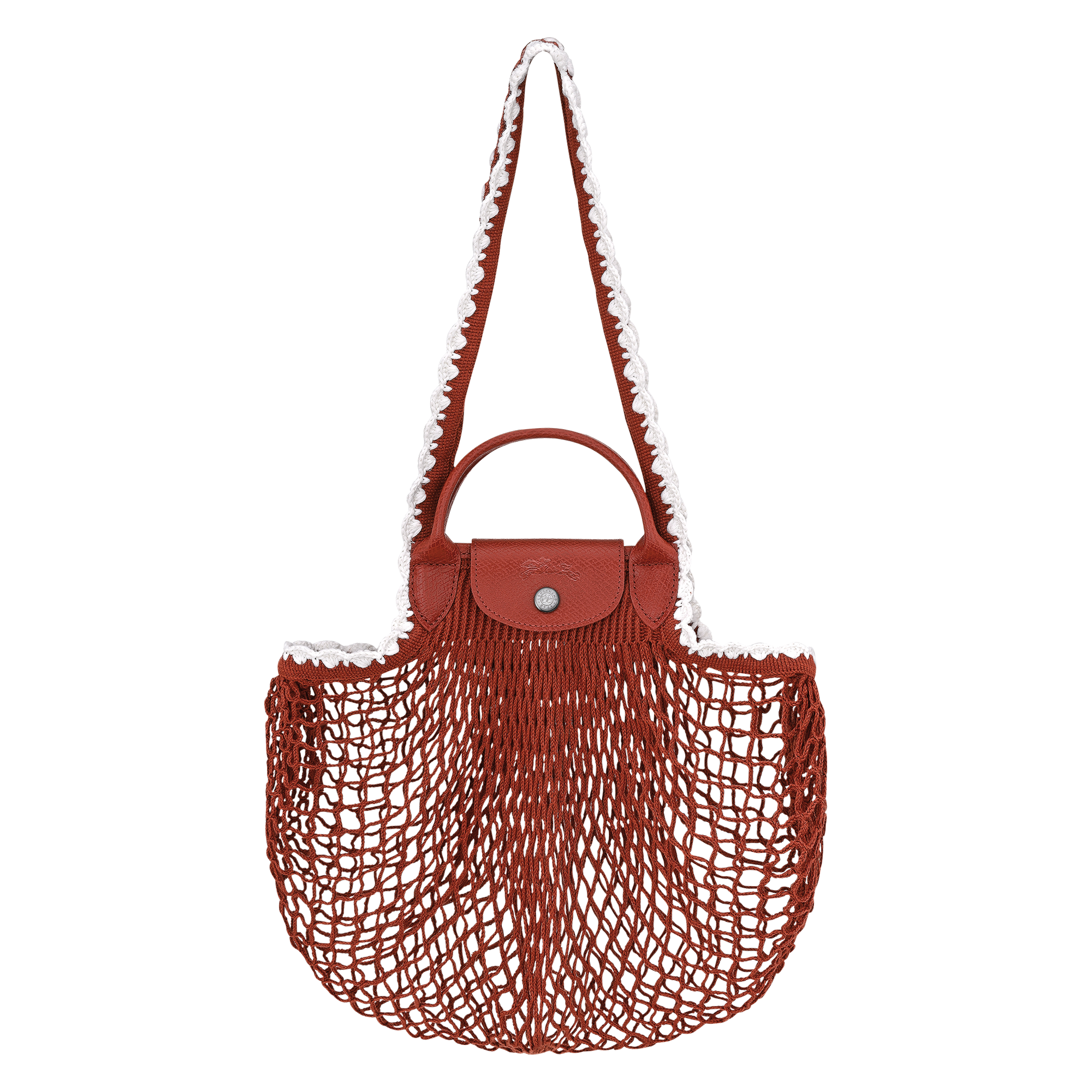 Mesh bag L, Terracotta - View 1 of
4 - zoom in Le Pliage Collection Mesh bag L, Terracotta