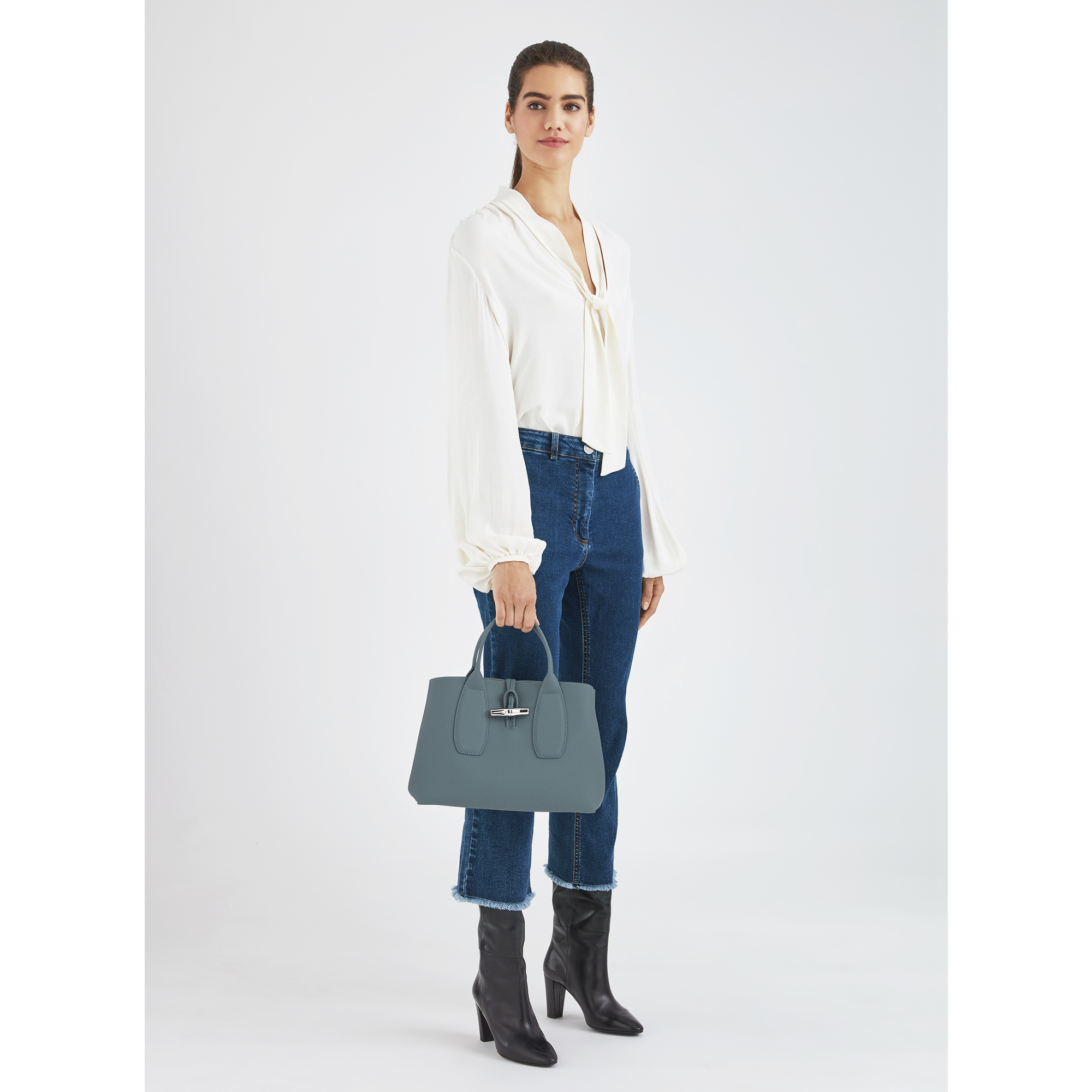 ErsA z Group l roseau top handle bag