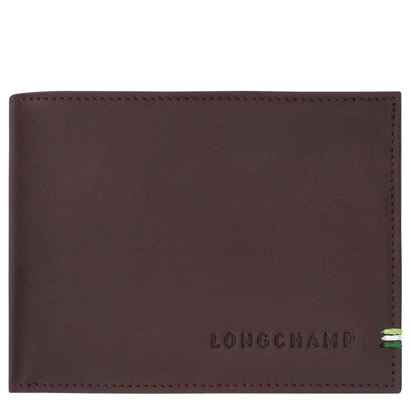 Longchamp sur Seine Portemonnee , Mokka - Leder  - Weergave 1 van  3