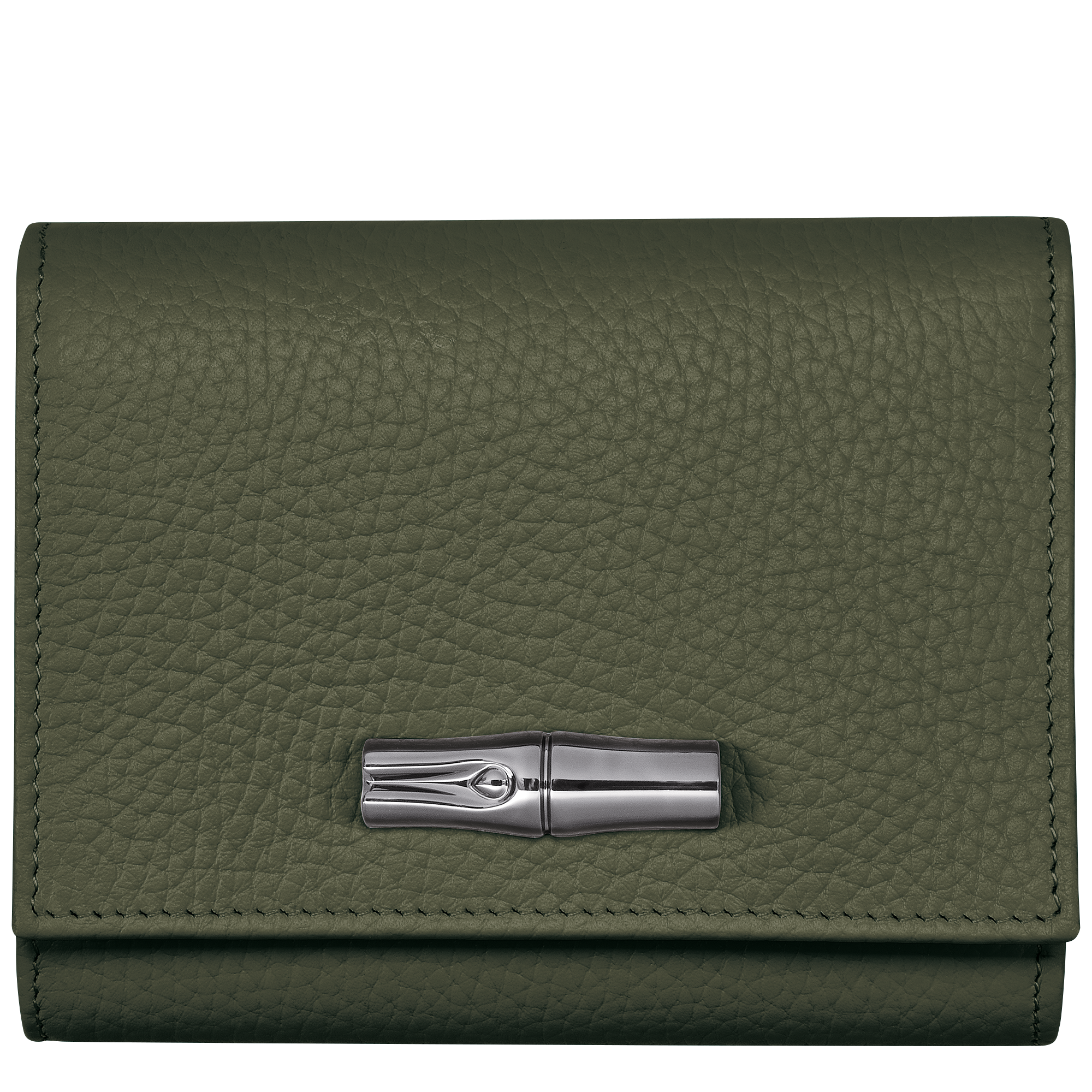 Le Roseau Essential Brieftasche im Kompaktformat, Khaki