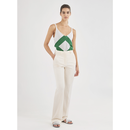 Fall-Winter 2022 Collection Trousers, Ivory