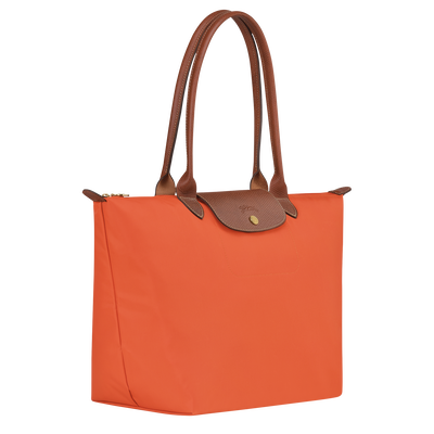 Le Pliage Original L Tote bag Orange Recycled canvas Longchamp US