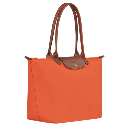 Le Pliage Original L Tote bag , Orange - Recycled canvas - View 3 of 7