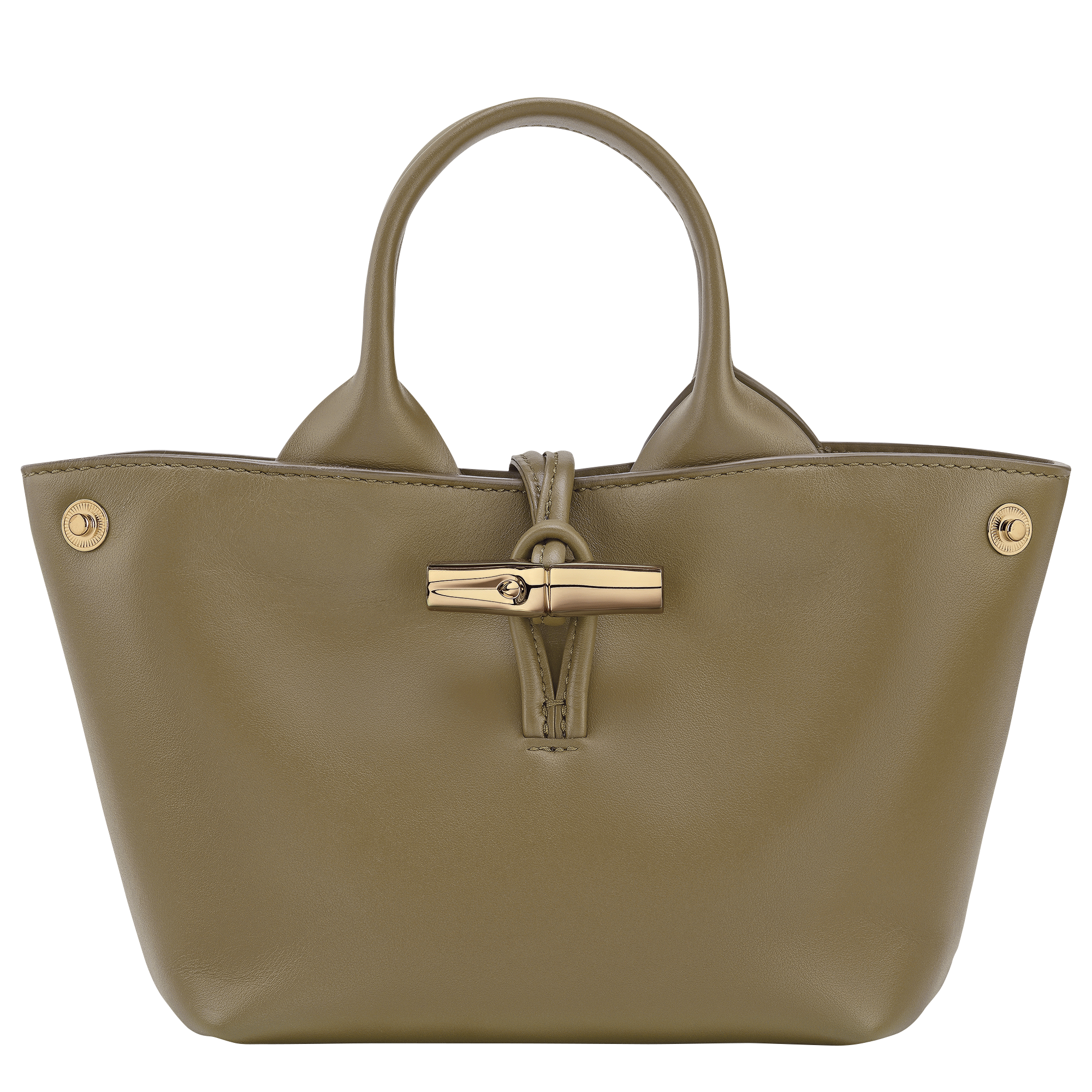 Le Roseau XS Handbag Olive - Leather | Longchamp US Le Roseau XS Handbag Olive - Leather | Longchamp US