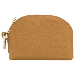 Le Foulonné Coin purse , Nutmeg - Leather