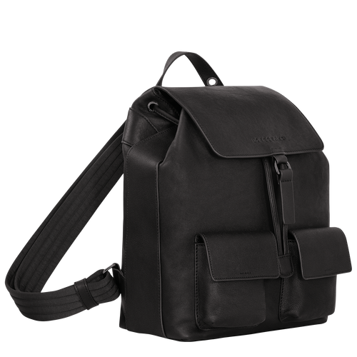 Longchamp 3D S Backpack , Black - Leather - View 3 of 4