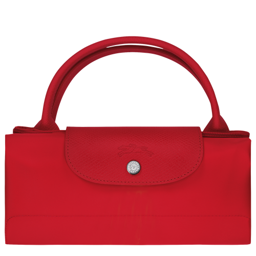 Le Pliage Green M Travel bag , Tomato - Recycled canvas - View 7 of  7