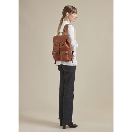 Longchamp 3D 背包 S, 棕色