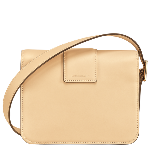 Sac bandoulière S Box-Trot , Cuir - Paille - Vue 4 de 5
