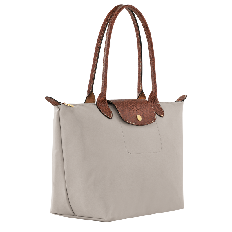 Le Pliage Original M Tote bag , Pebble - Recycled canvas  - View 2 of  6