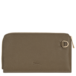 Le Foulonné Pouch , Caper - Leather