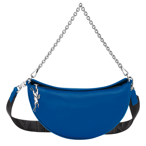 Smile Crossbodytas S , Elektrisch blauw - Leder - Weergave 1 van  4