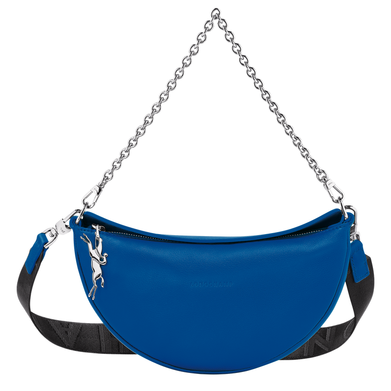 Smile S Crossbody bag , Electric Blue - Leather  - View 1 of  4