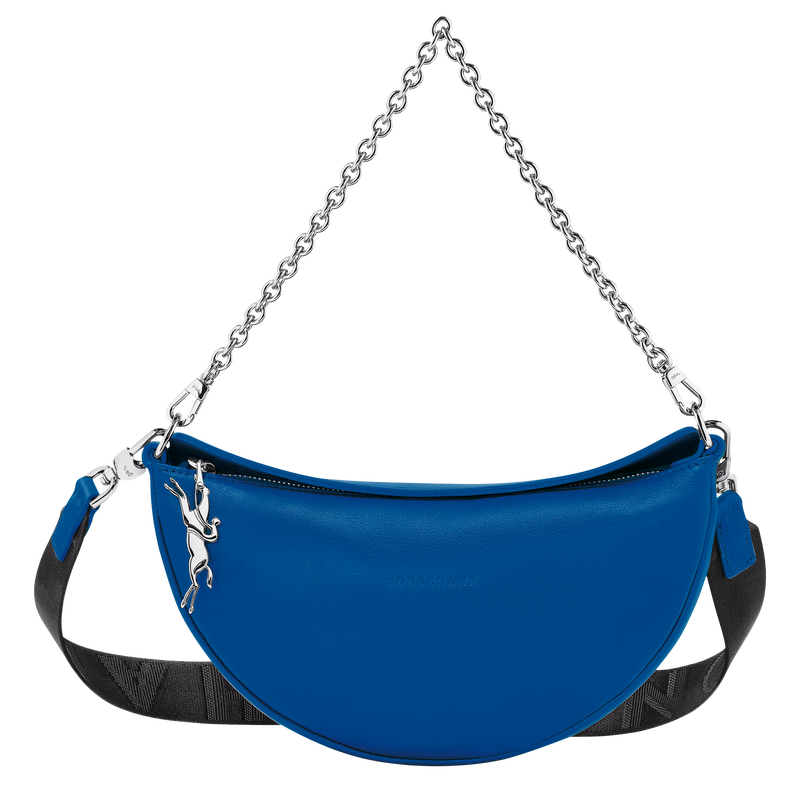 Smile S Crossbody bag , Electric Blue - Leather  - View 1 of  2