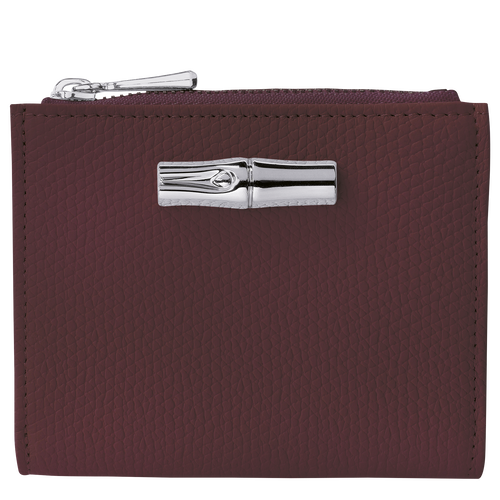 Roseau Compact wallet, Burgundy