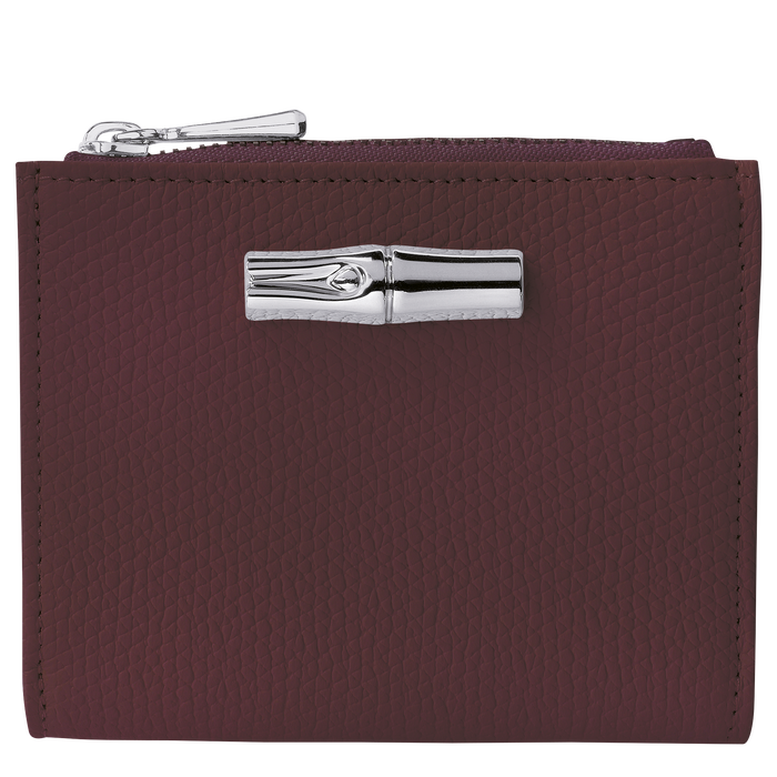 Roseau Compact wallet, Burgundy