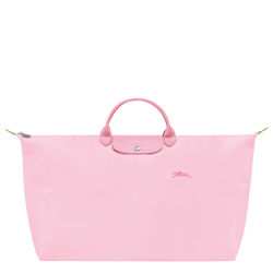 Le Pliage Green M Travel bag , Pink - Recycled canvas