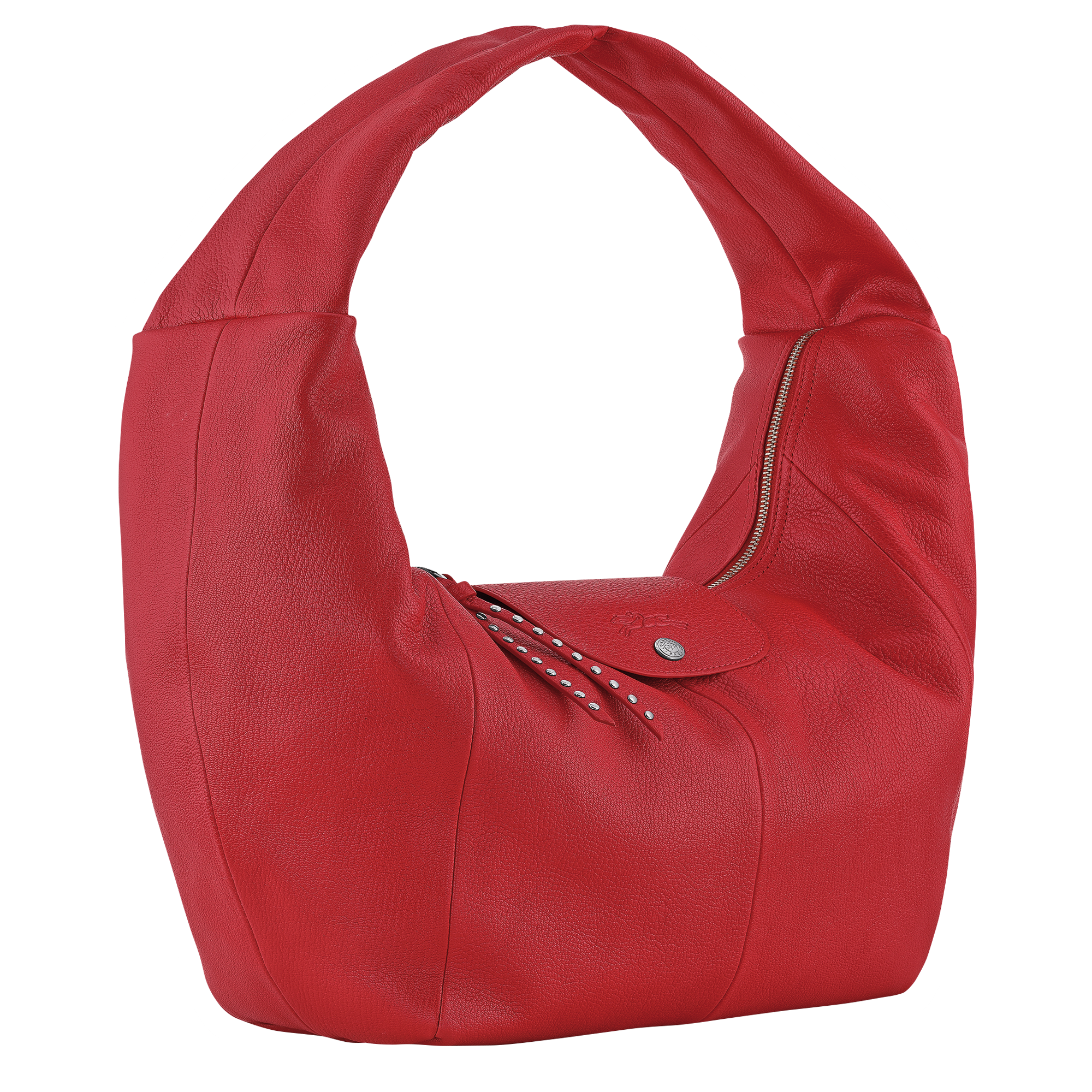 Hobo bag L, Red/Navy - View 3 of
4 - zoom in Le Pliage Xtra Hobo bag L, Red/Navy