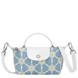 Pochette Le Pliage Collection , Tela - Cielo