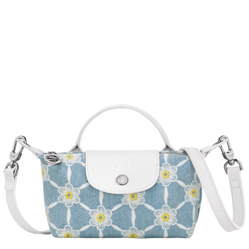 Le Pliage Collection Bolso pequeño , Tela - Azul Claro - Vista 1 de 4