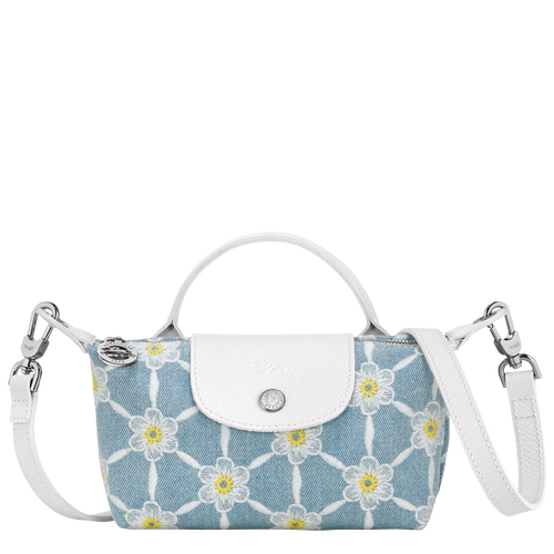 Le Pliage Collection Pouch , Sky Blue - Canvas - View 1 of  4