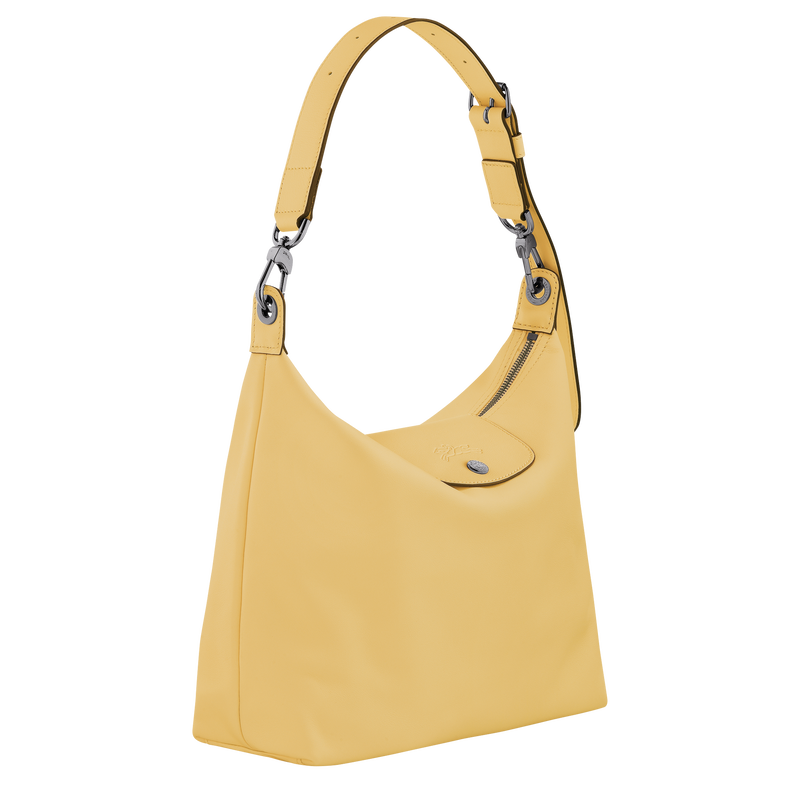 Le Pliage Xtra Schoudertas M , Tarwegeel - Leder  - Weergave 2 van  5