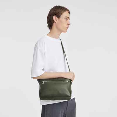 Le Foulonné Crossbodytas M, Kaki