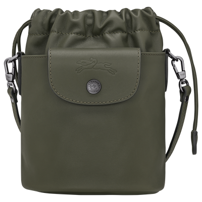 Le Pliage Xtra Bucket bag , Fir - Leather