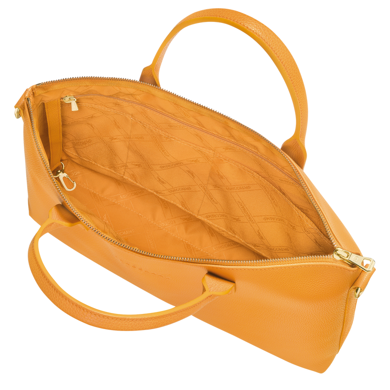 Le Foulonné S Briefcase , Apricot - Leather  - View 4 of  4
