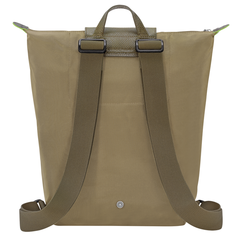 Sac &agrave; dos M Le Pliage Green , Toile recycl&eacute;e - Artichaut  - Vue 3 de 6