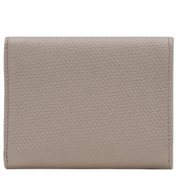 Le Roseau Compact wallet , Clay - Leather