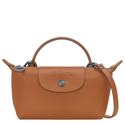Le Pliage Xtra XS Pouch , Cashew - Leather