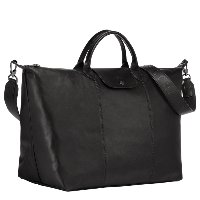 Travel bag L Le Pliage Cuir Black (L1624757001) | Longchamp US Travel bag L Le Pliage Cuir Black (L1624757001) | Longchamp US