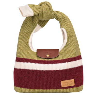 Le Pliage Collection Bolso de hombro , Tela - Pistacho/Burdeos