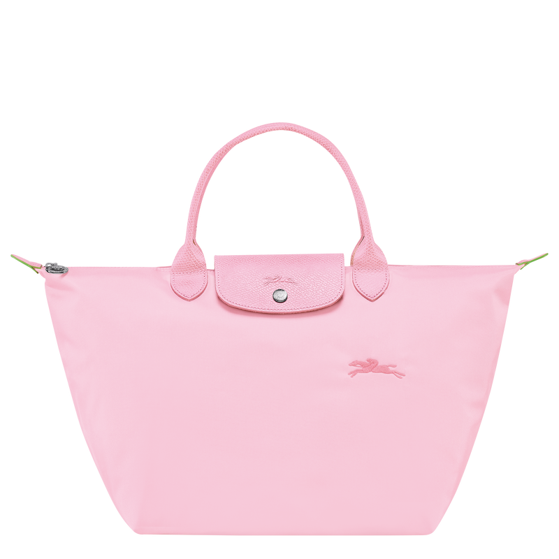 Le Pliage Green M Handbag , Pink - Recycled canvas  - View 1 of 5
