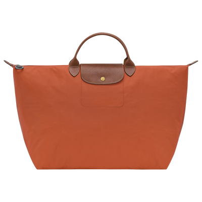 Reisetasche L Le Pliage Original , Recyceltes Canvas - Ziegelrot