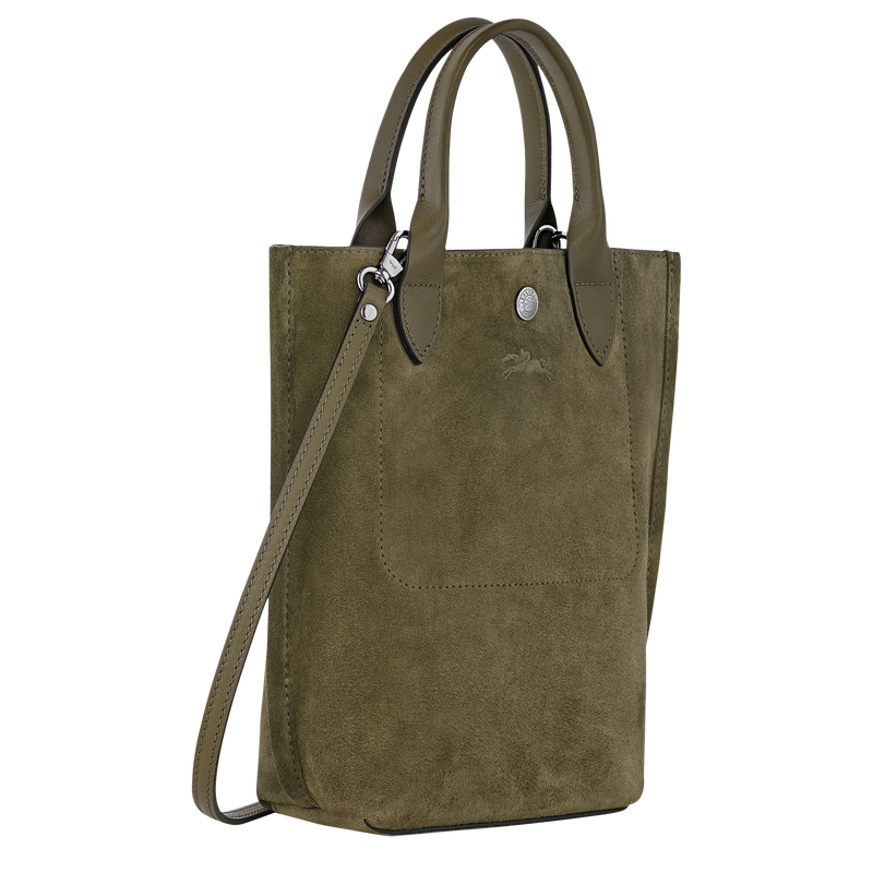 Cabas Longchamp XS Tote bag Khaki Leather Longchamp BG