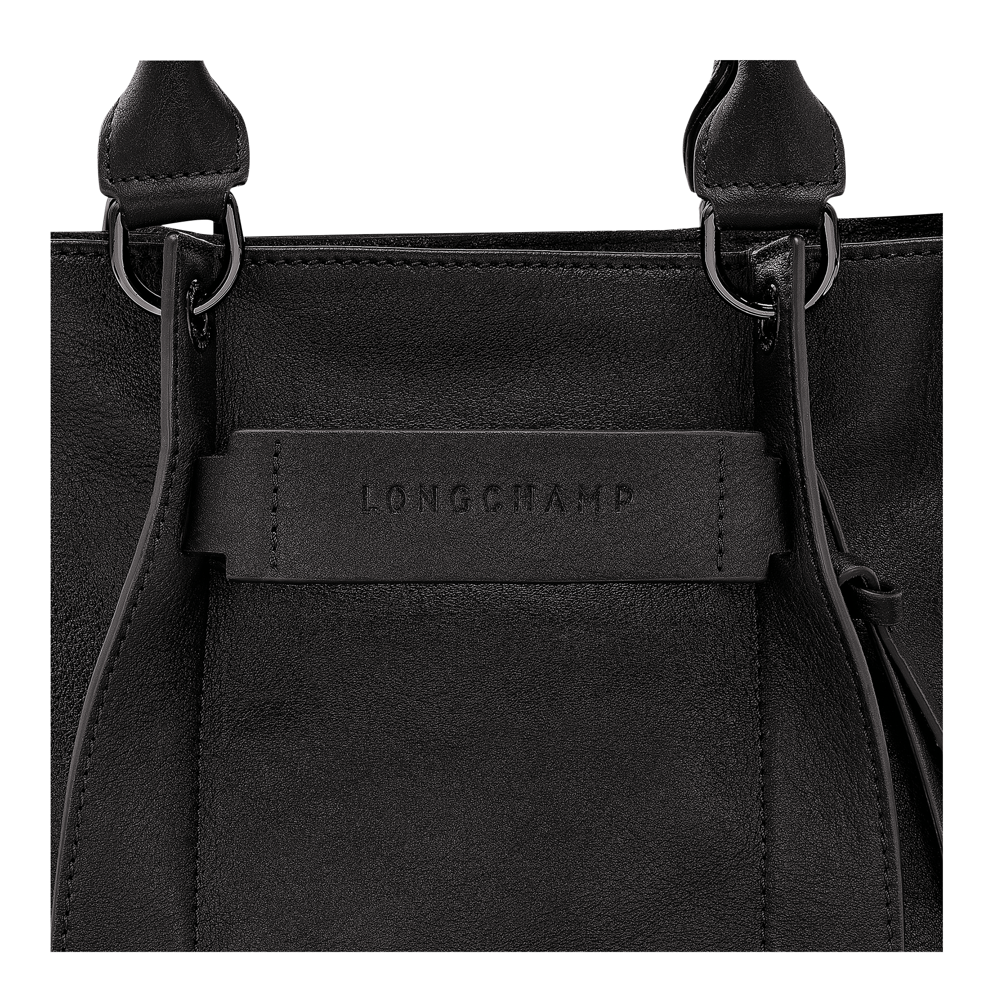 Longchamp 3D Borsa con manico S,  Nero
