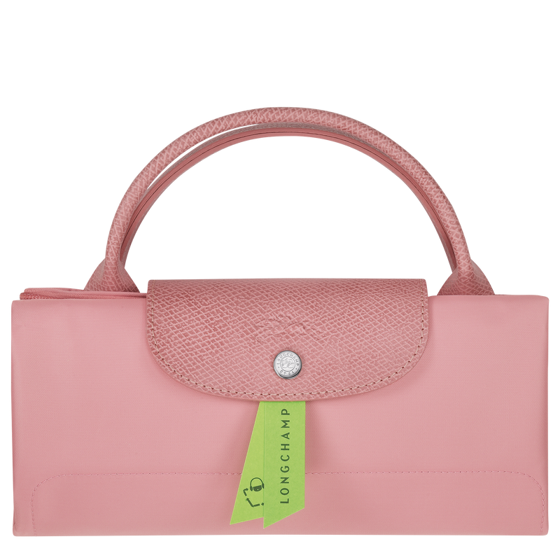Le Pliage Green M Travel bag , Petal Pink - Recycled canvas  - View 5 of  5
