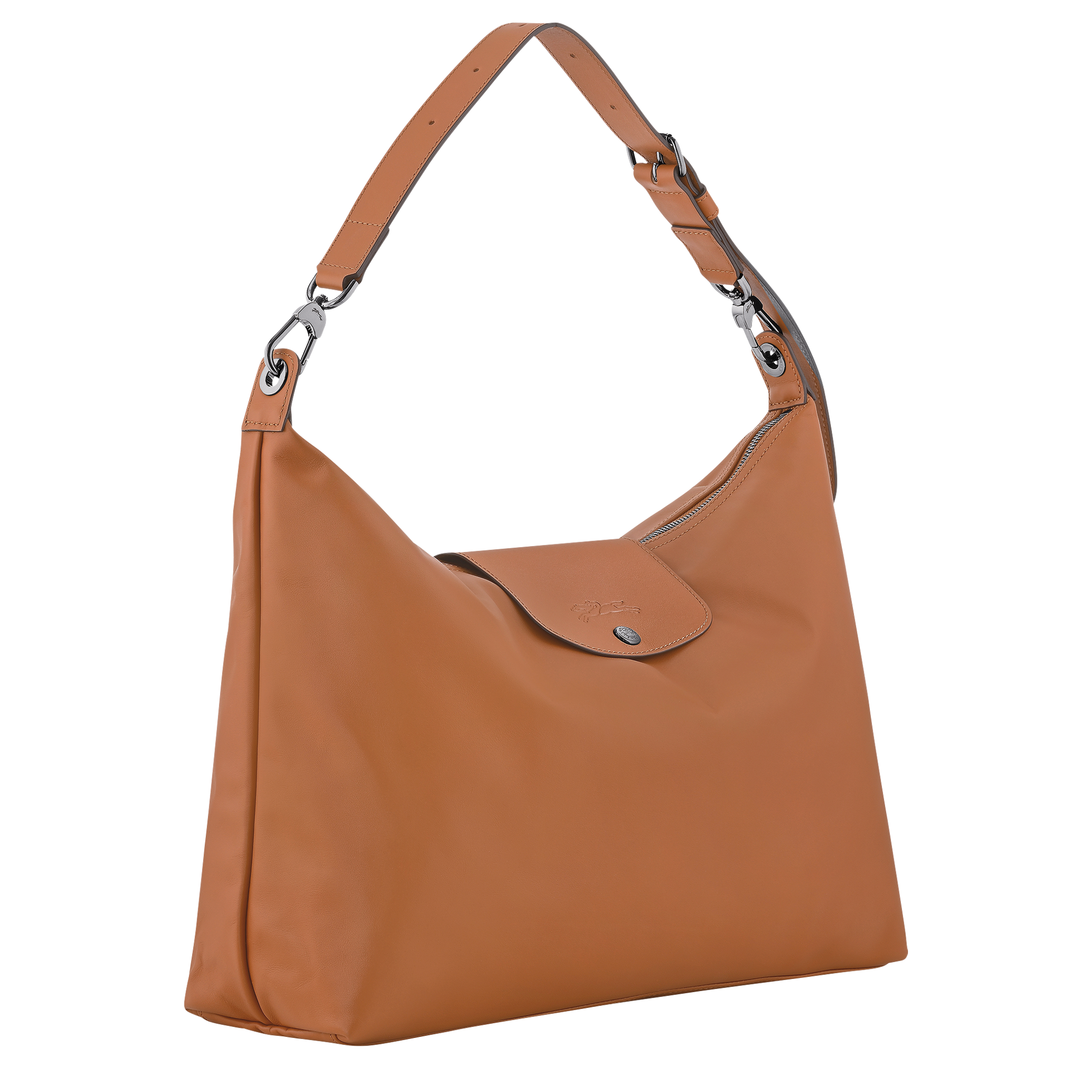 Le Pliage Xtra XL Hobo bag Cashew - Leather | Longchamp US
