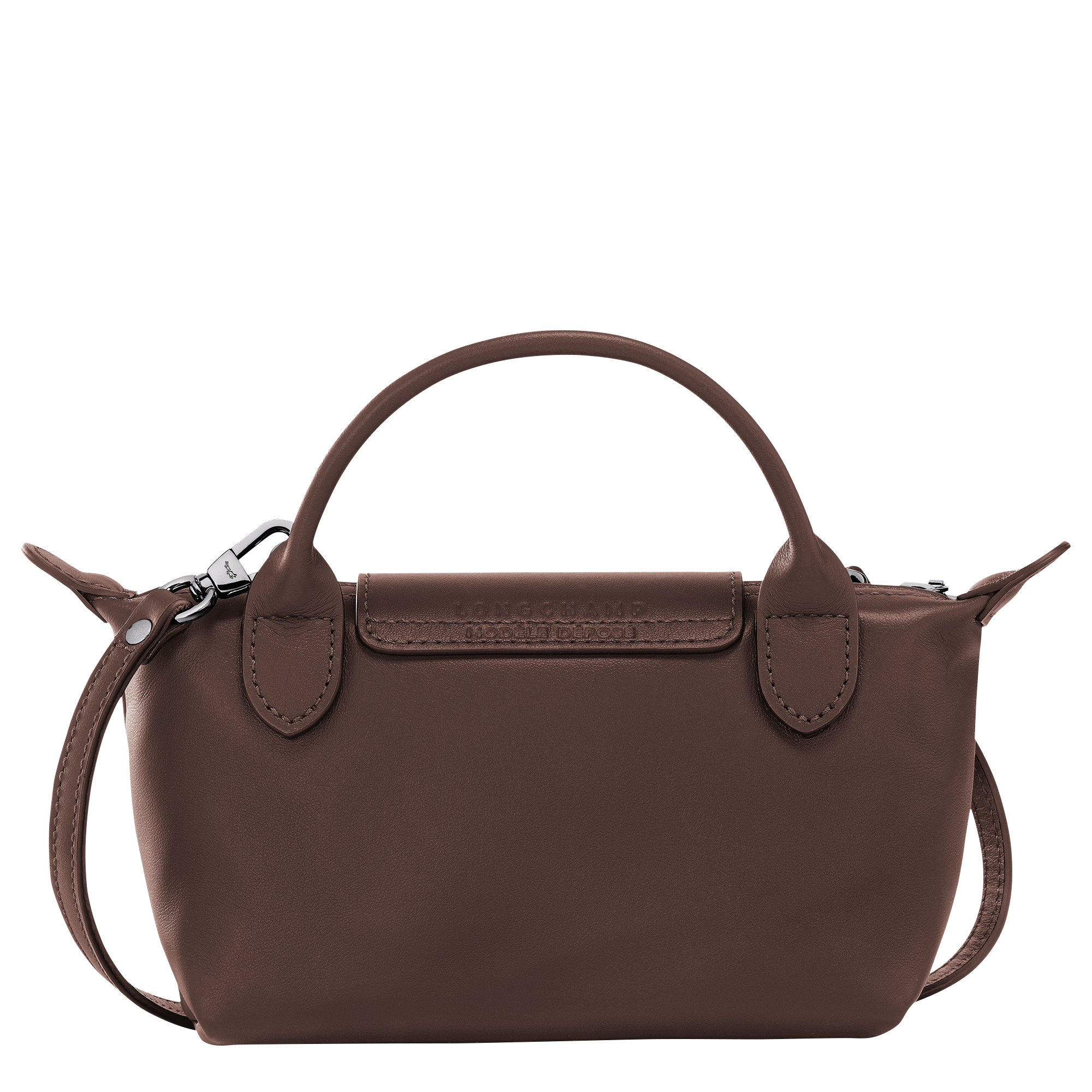 Le Pliage Xtra XS Pouch Mocha - Leather | Longchamp CA Le Pliage Xtra XS Pouch Mocha - Leather | Longchamp CA
