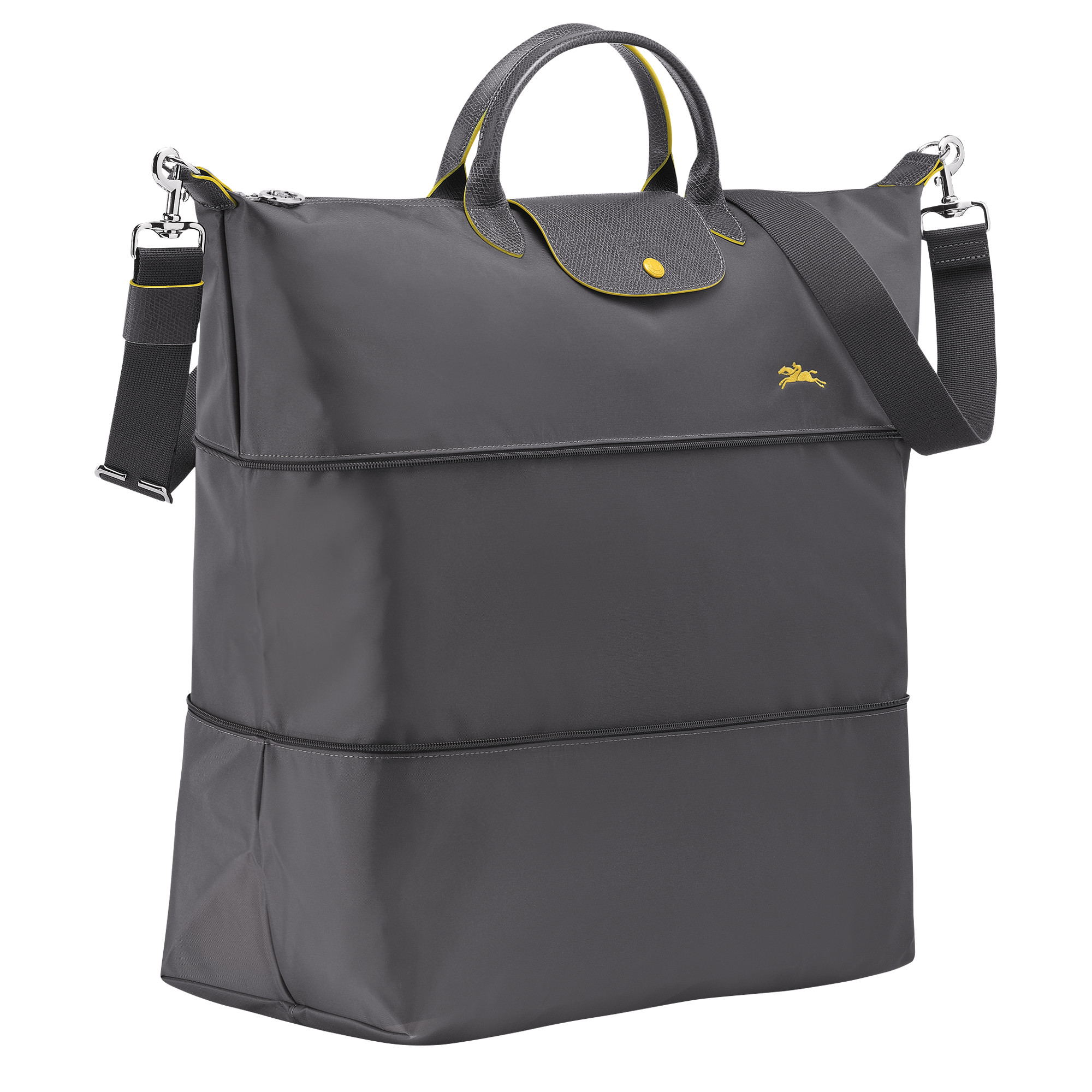 Travel bag Le Pliage Club Gun metal 